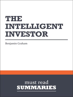 cover image of The Intelligent Investor - Benjamin Graham